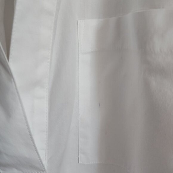 Ladies SZ XXL J Crew Factory White Poplin  Popover - Picture 2 of 4